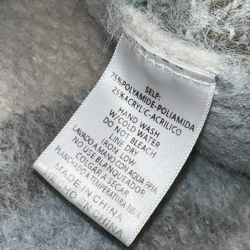 Altar’d State Cozy Blue, Cream Pink Pastel Boho Crewneck Striped Sweater Size M - Picture 9 of 10